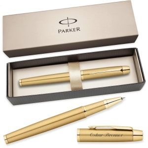 Ручка Parker IM Metal T223 Brushed Metal Gold GT
